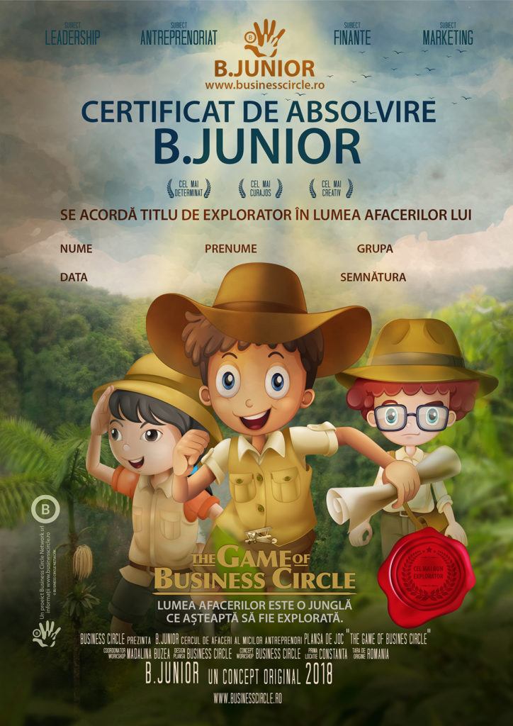 Certificat de Explorator Business Junior